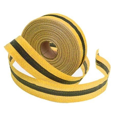 Accuform WOVEN BARRICADE TAPE SOLID W BLACK PTW202 PTW202